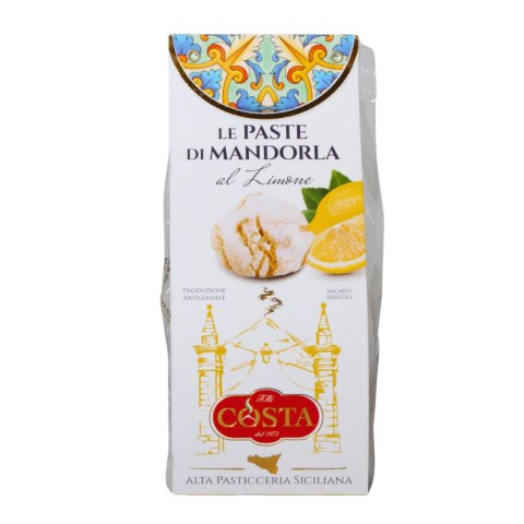 COSTA DOLCI Włoskie Kruche Ciastka Migdałowe z Cytryną Sycylia 120g